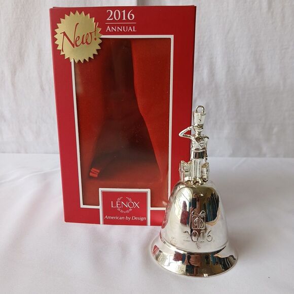 Lenox Kirk Stieff 2016 Annual Musical Bell Nut Cracker In Box 865877 - Picture 1 of 4